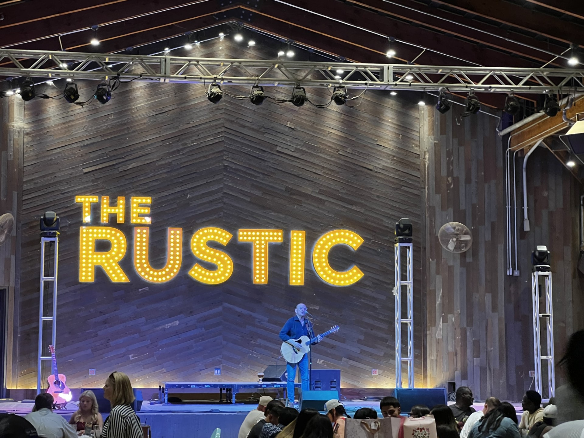 The Rustic venue — Daniel Foisie performance